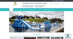 Desktop Screenshot of inflatable-water-park.com
